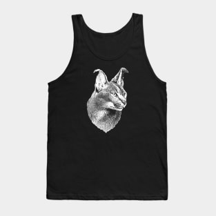 Caracal portrait Tank Top